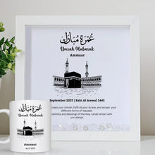 Load image into Gallery viewer, Umrah Mubarak Frame & Mug