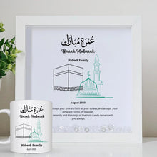 Load image into Gallery viewer, Umrah Mubarak Frame &amp; Mug

