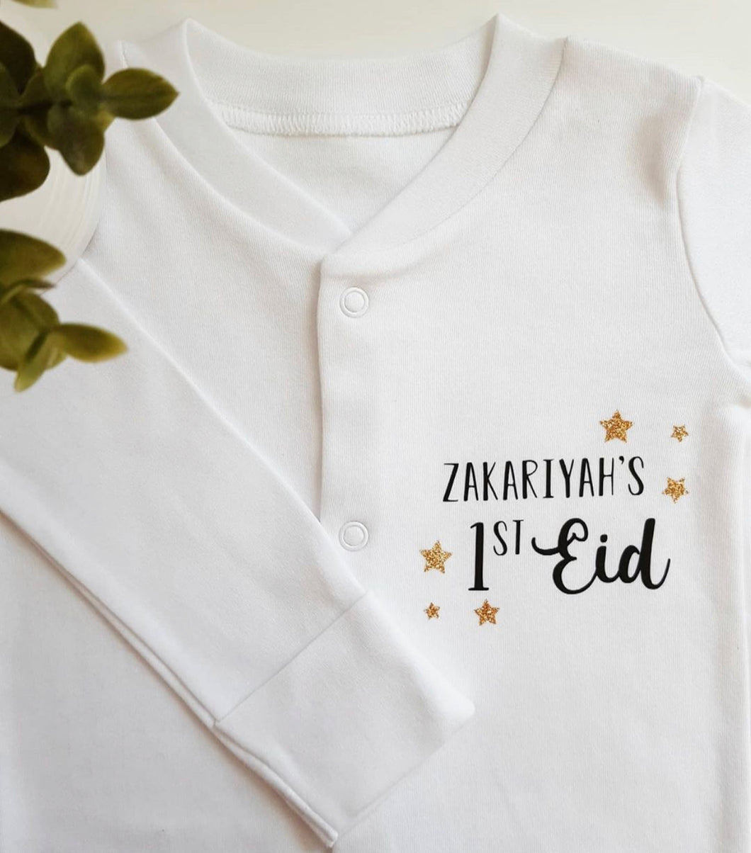 Personalised eid clearance baby grow